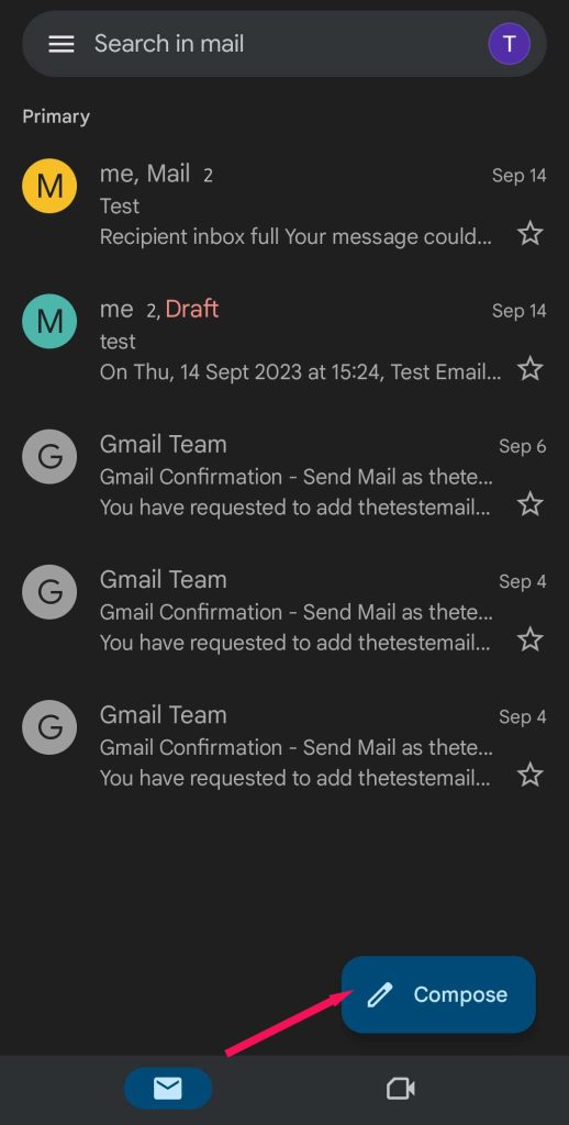 How to Send Email by Phone on Gmail