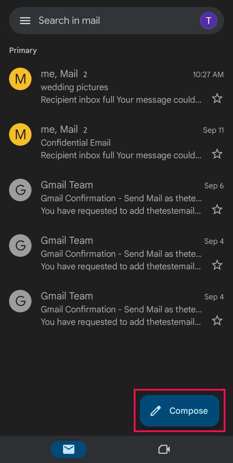 how to send photos to gmail account