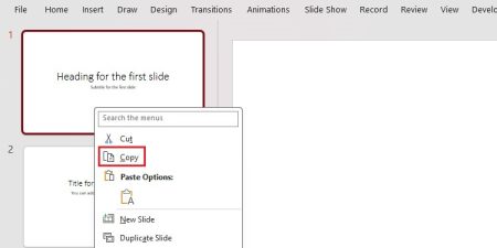 How to Copy Slides From One Powerpoint to Another