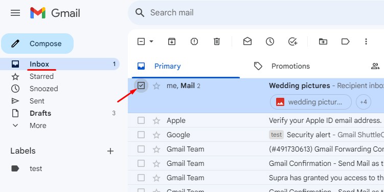 go-to-inbox-and-tick-on-box-to-select