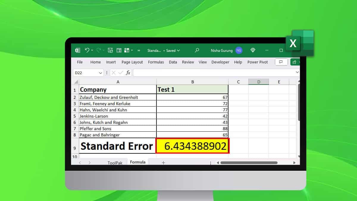 how-to-calculate-standard-error-in-excel