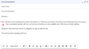 How to Insert a Tab in Gmail