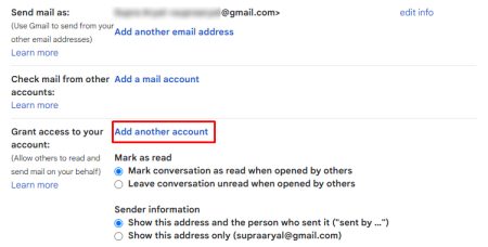 how to link 2 gmail addresses