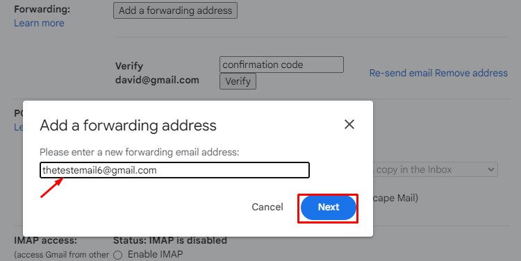 type-forwarding-address-and-select-Next