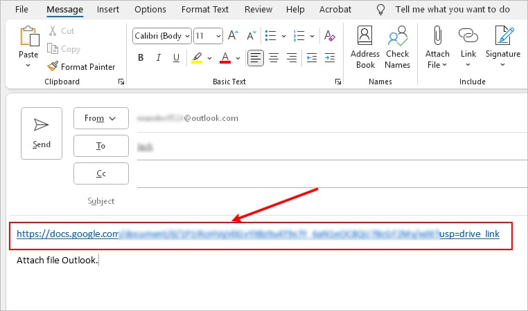 Attach-link-to-file-attachment-Outlook