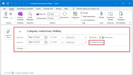 How to Add Holidays in Outlook Calendar