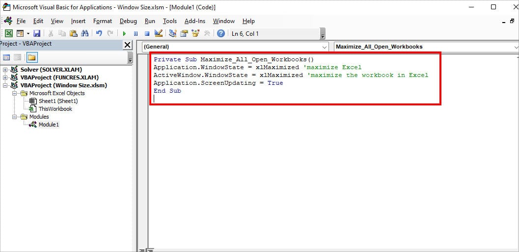 Copy and Paste this code into your VBA