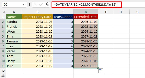 DATE function