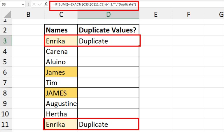 How to Quickly Find Duplicates in Excel