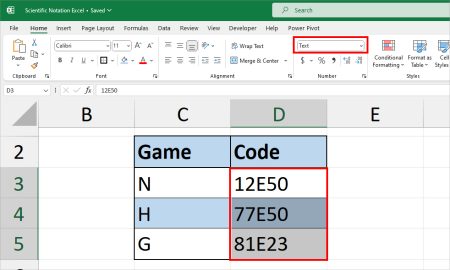 How to Use Scientific Notation in Excel
