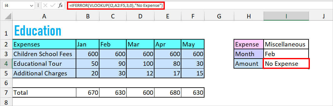 How to Use IFERROR in VLOOKUP
