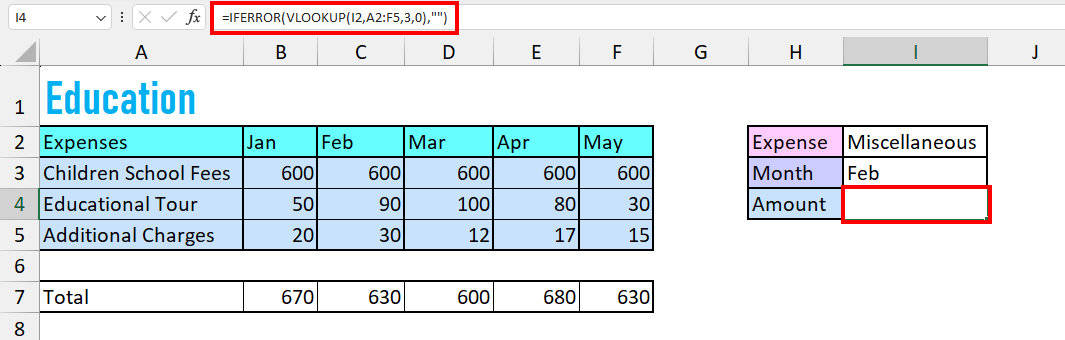 How to Use IFERROR in VLOOKUP