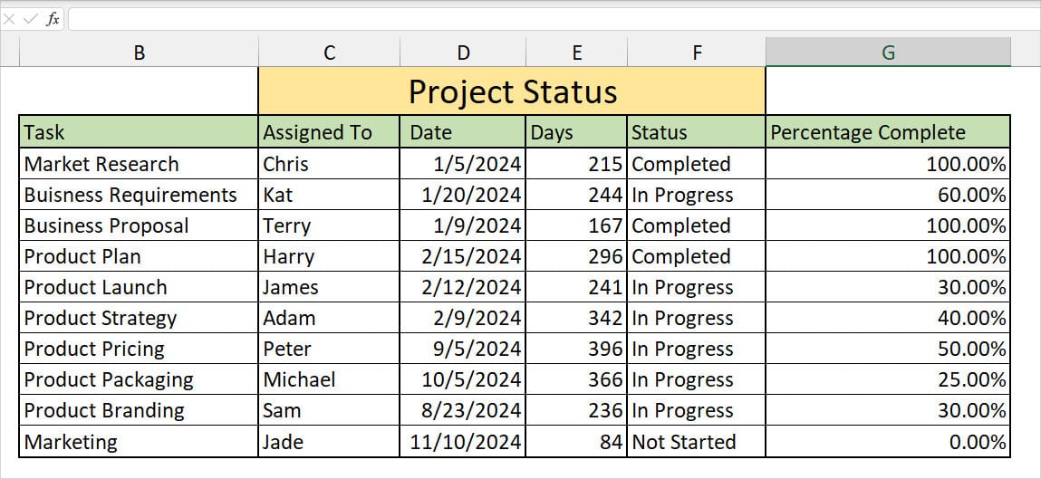 Can you make an automatic calendar in excel 