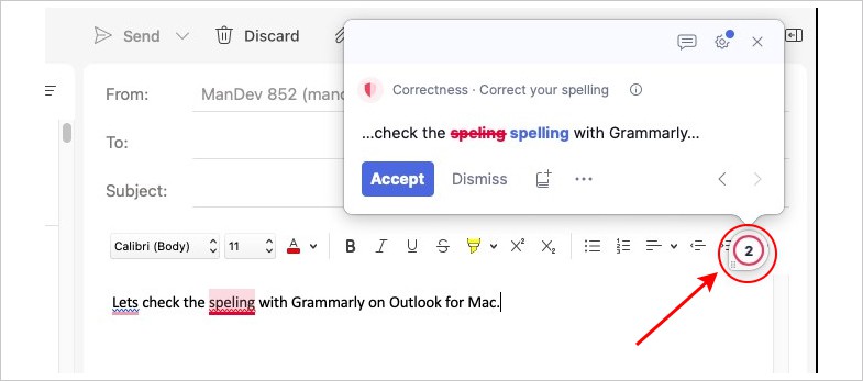 Use-Grammarly-float-icon-on-Outlook-Mac