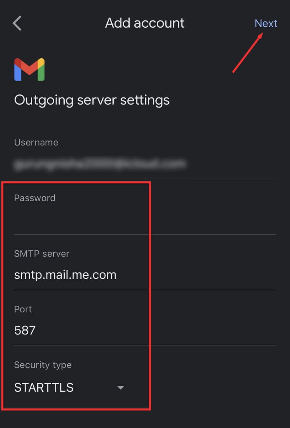 choose-smtp-server,-password-and-port-number