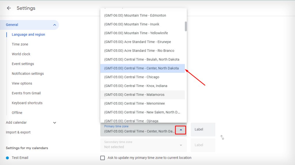 How to Change Easily Time Zone in Gmail