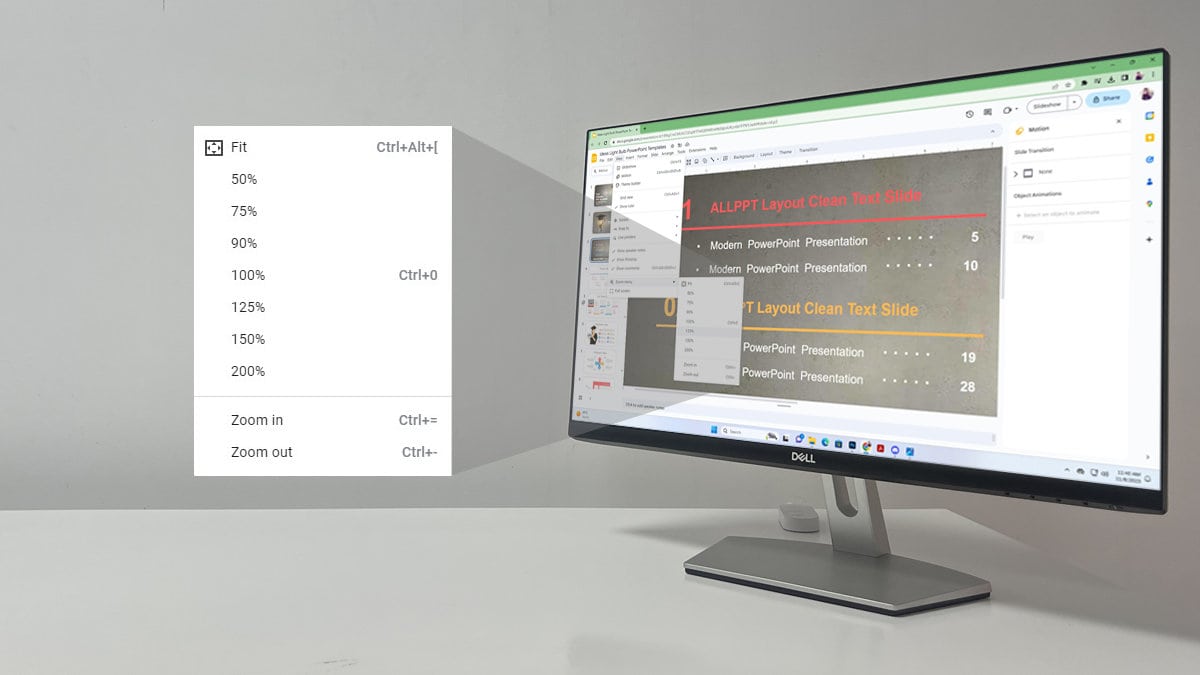 How to Zoom In on Google Slides