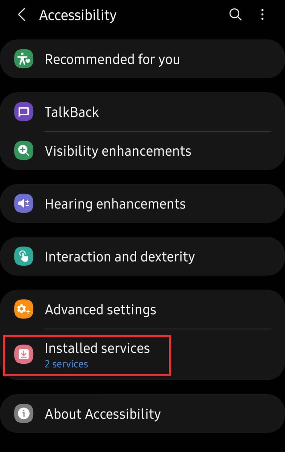 tap-on-installed-services