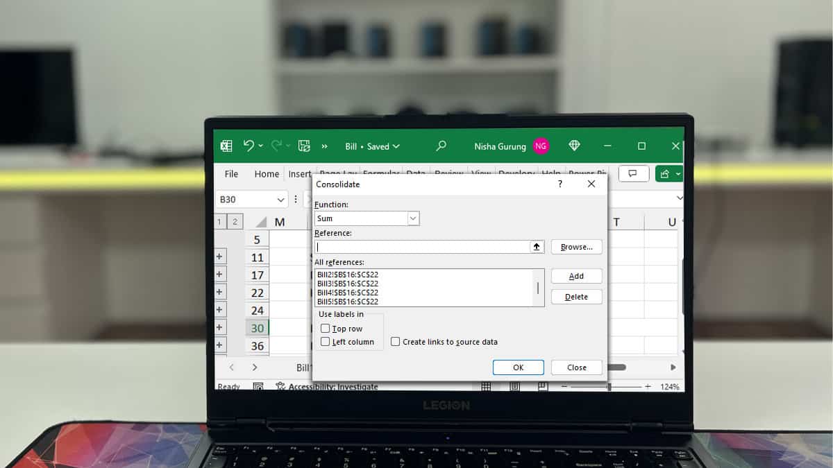 how-to-consolidate-rows-and-sum-data-in-excel-4-methods