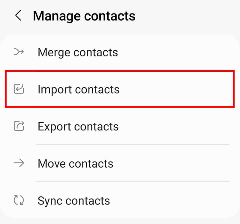 Import-Contacts-VCF-file-Android-Phone