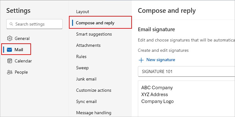 Select-Compose-and-Reply-Outlook-web