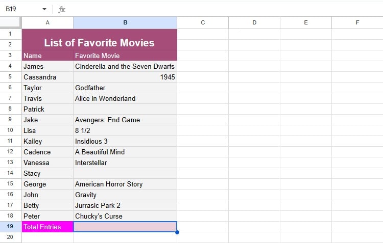 data sheet