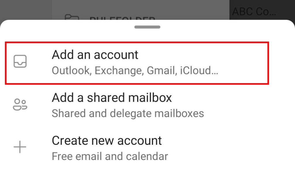 How to add gmail account to outlook