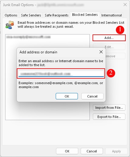 Add-email-to-block-list-Outlook