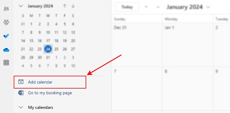 Click-Add-calendar-Outlook-web