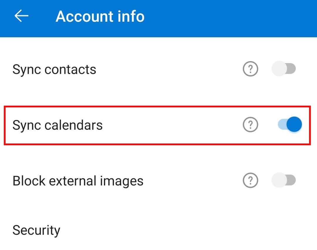 Enable-Sync-calendars-Outlook-Android
