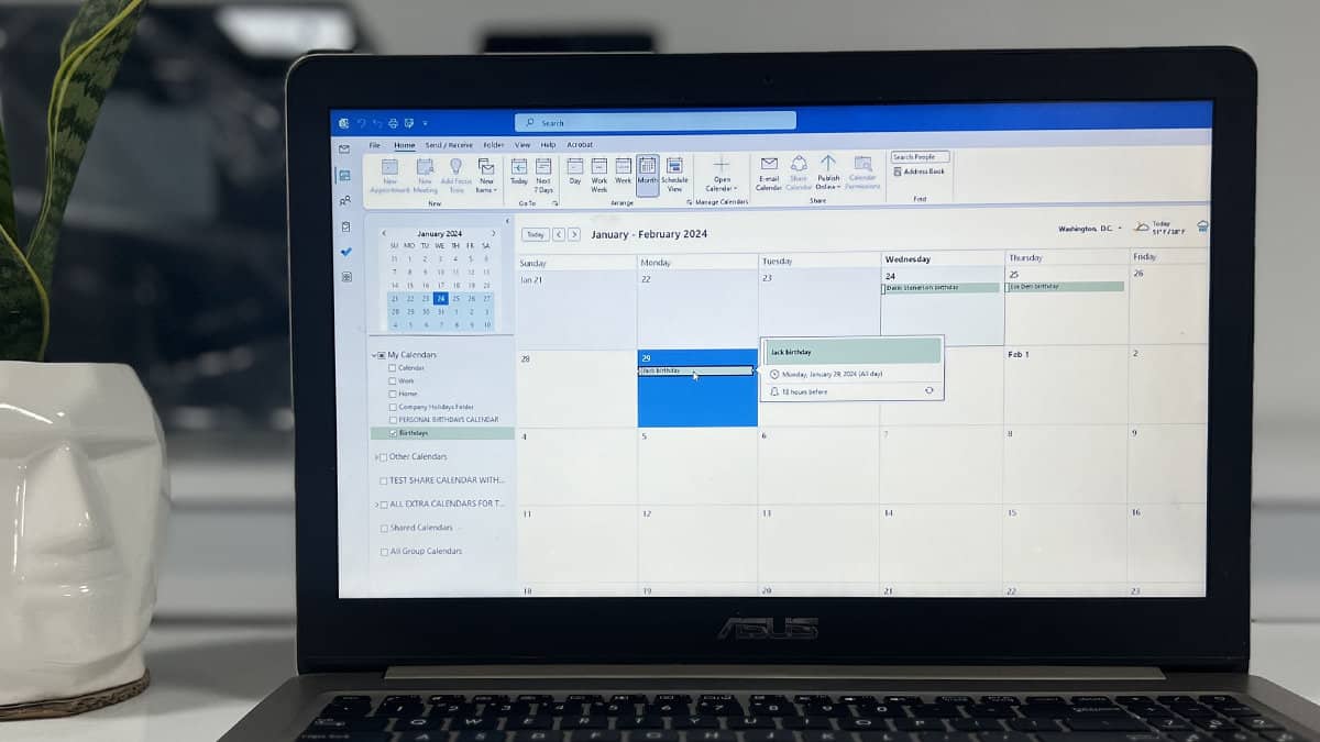 How To Add Birthdays To Outlook Calendar