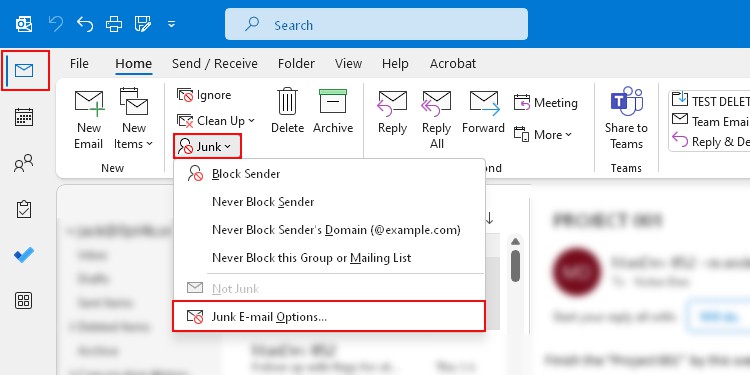 Junk-E-mail-Options-Outlook-desktop