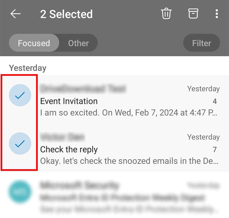 Tap-profile-icon-to-select-email-conversations